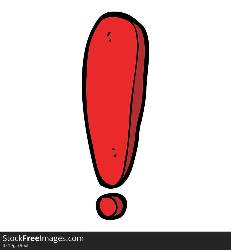 Cartoon Exclamation Mark