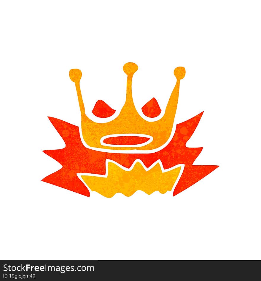 cartoon crown symbol