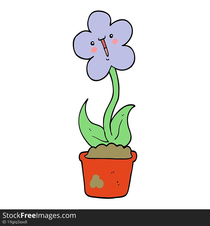 Cute Cartoon Flower