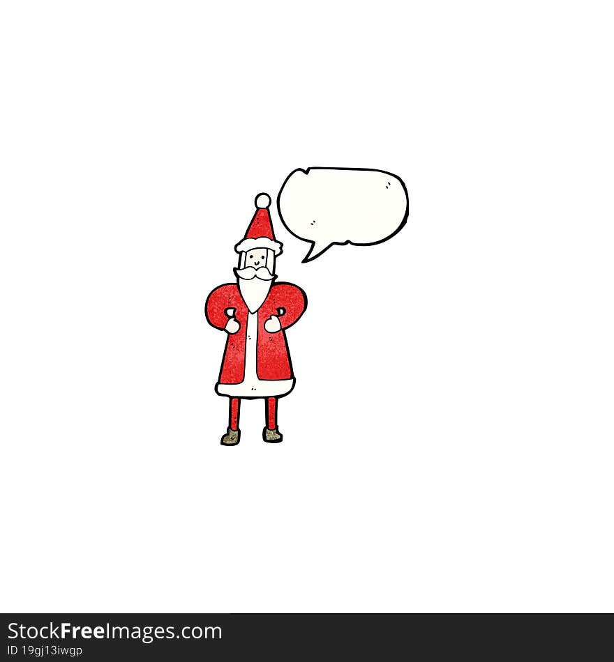 Cartoon Santa Claus