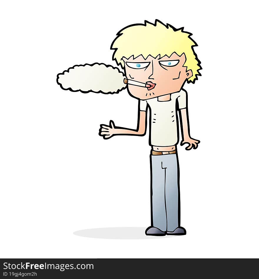 Cartoon Smoker