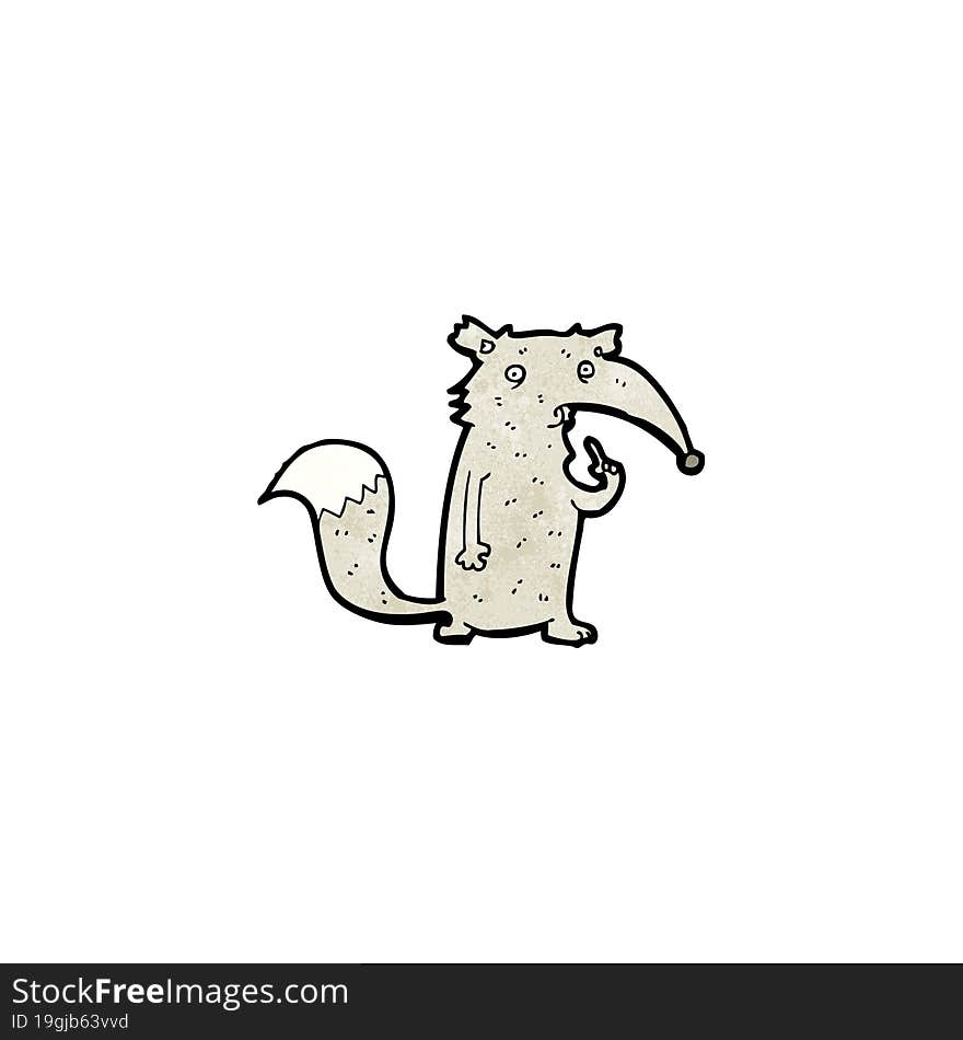 Funny Cartoon Wolf