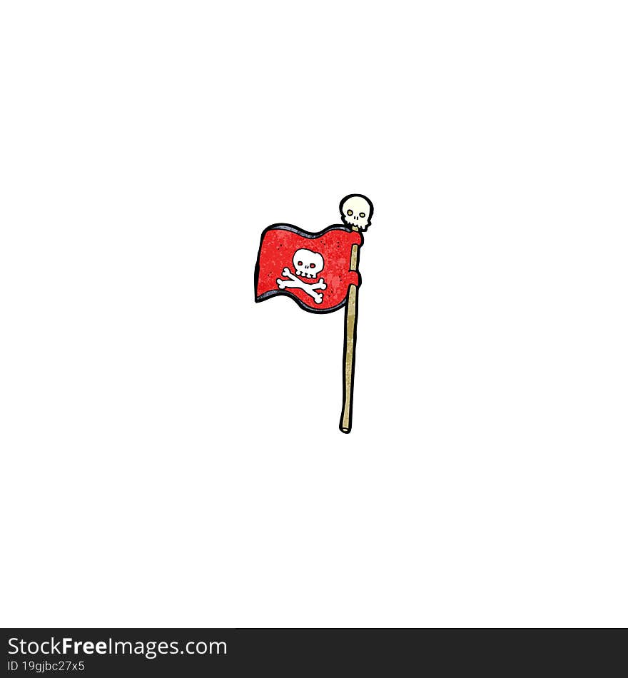 cartoon pirate flag