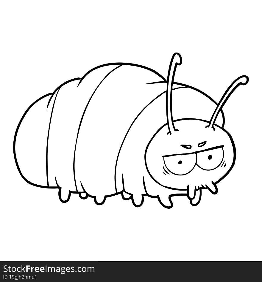 cartoon bug. cartoon bug