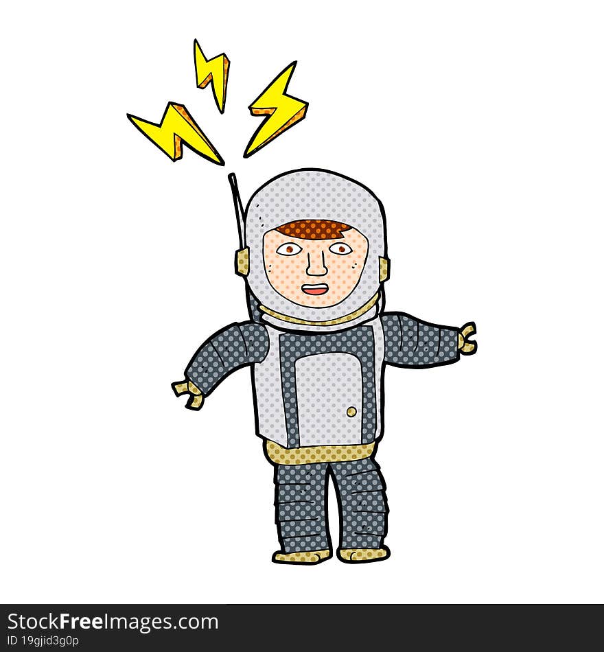 Cartoon Space Man