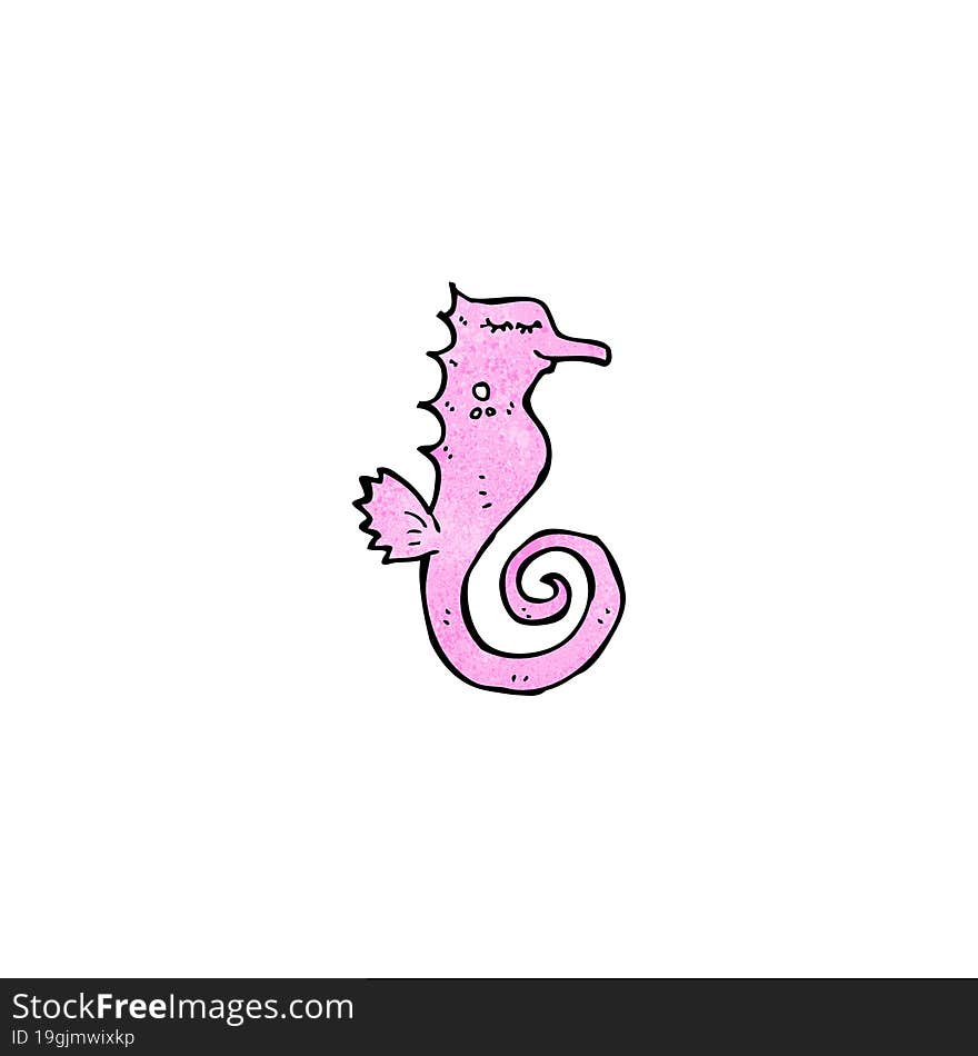 cartoon seahorse