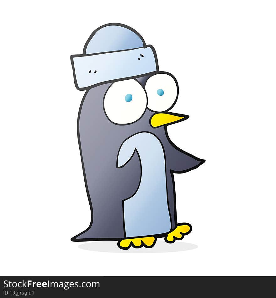 cartoon penguin