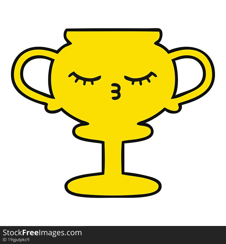 cute cartoon trophy