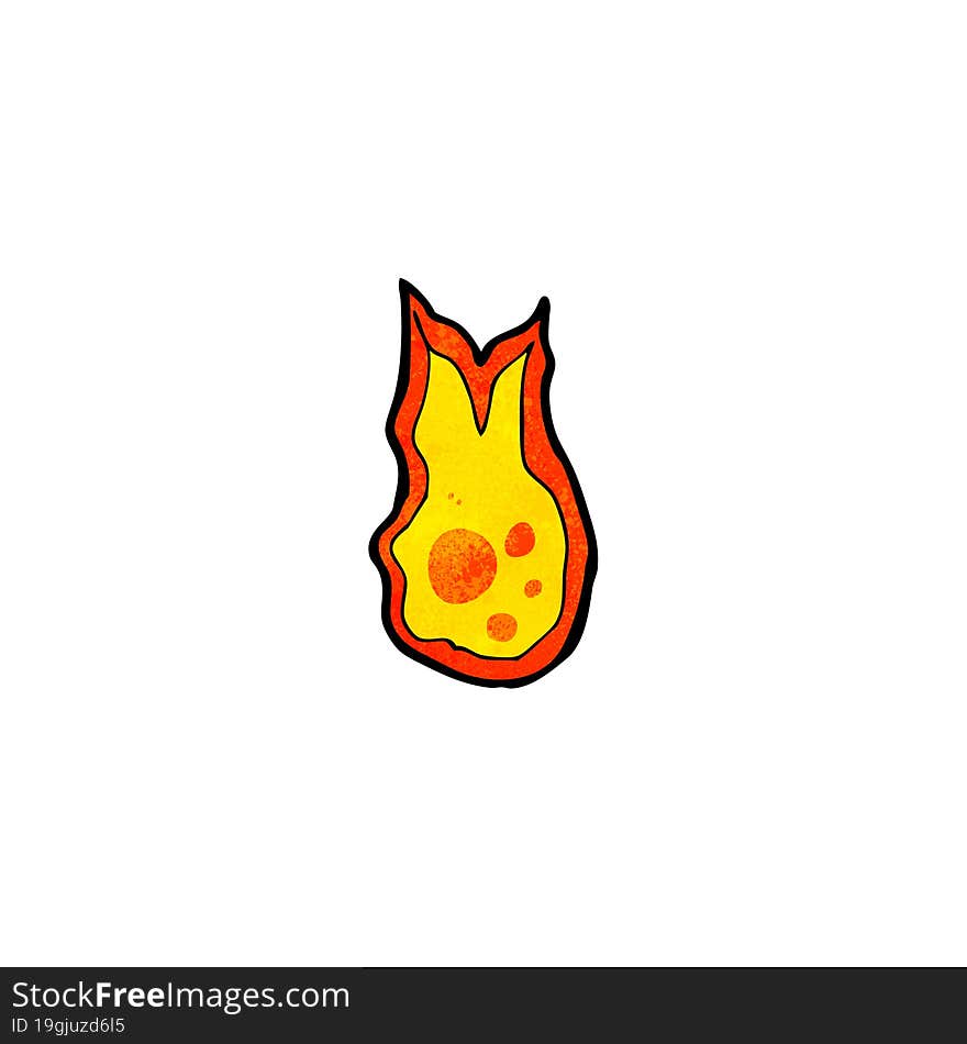 cartoon fireball