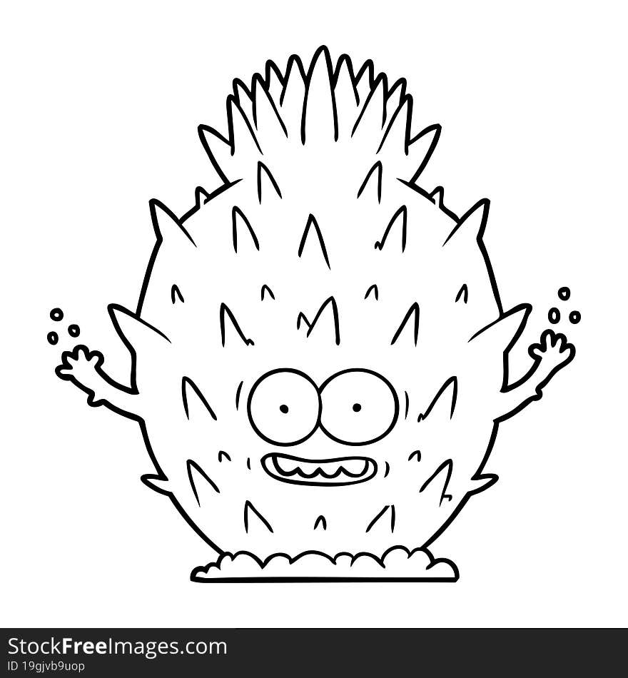 cartoon cactus. cartoon cactus