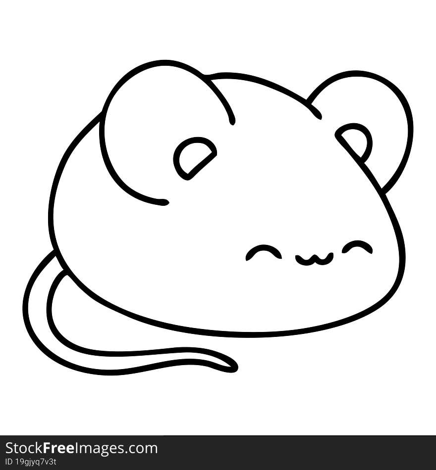 Cute Cartoon Mouse