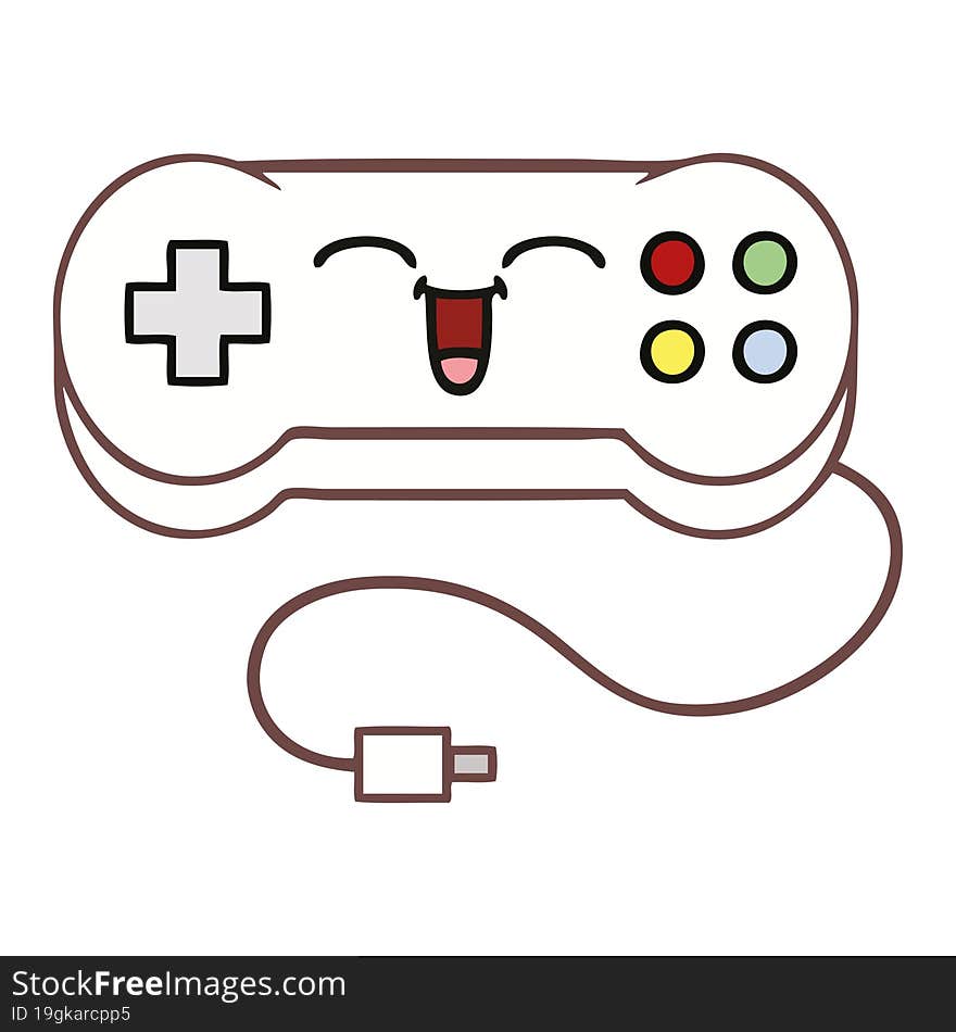 Cute Cartoon Game Controller