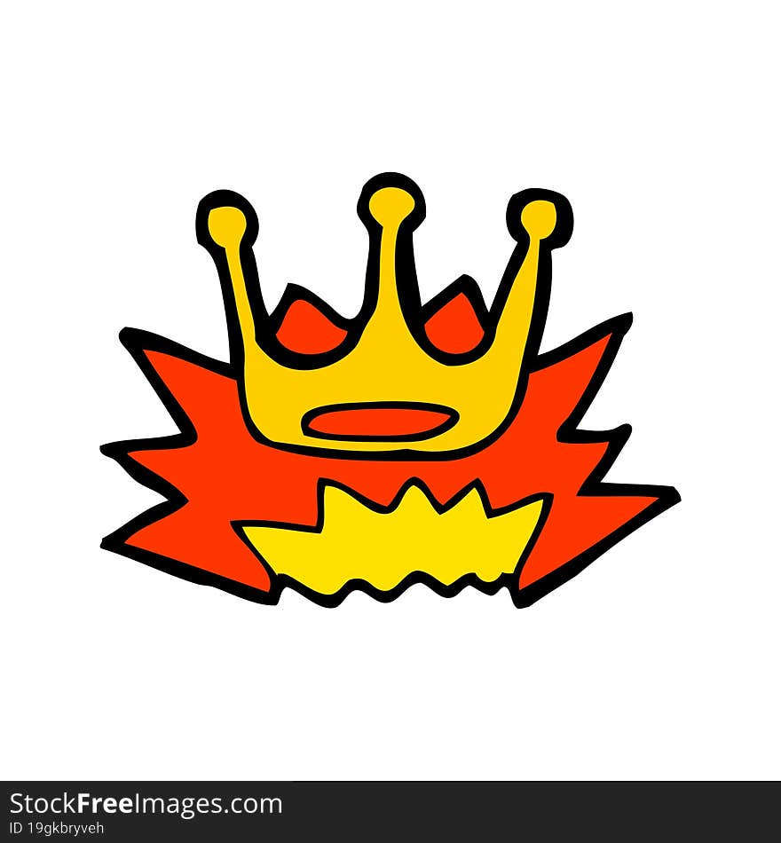 cartoon crown symbol