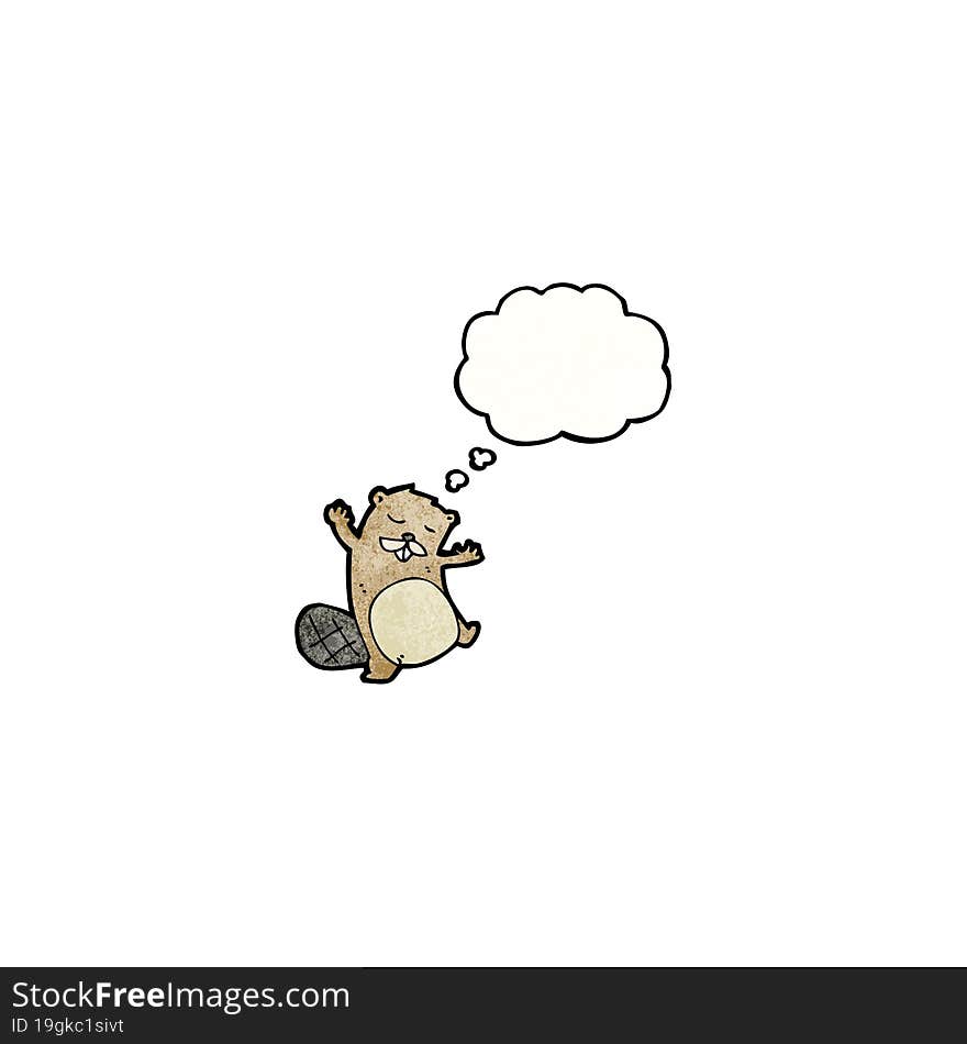 dancing beaver cartoon