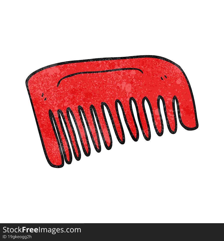 Textured Cartoon Comb