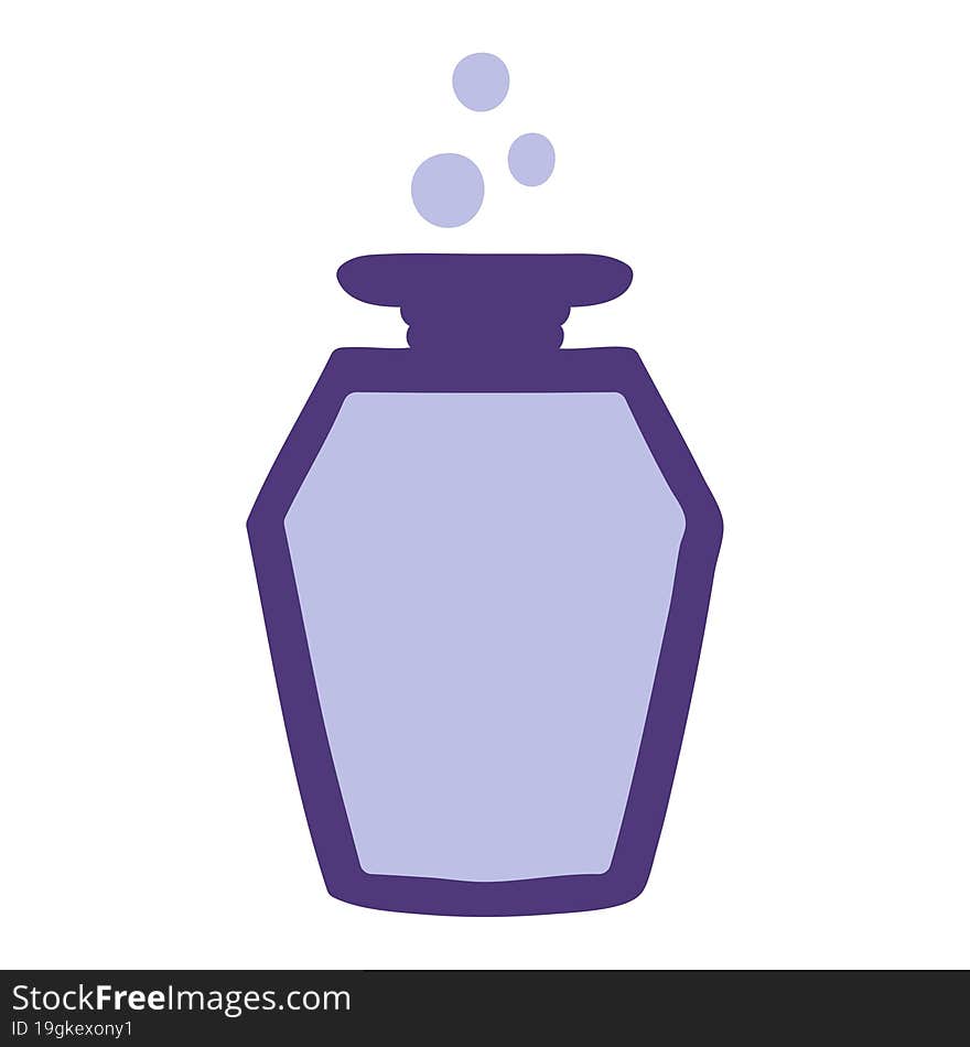 Cartoon Potion Bottle