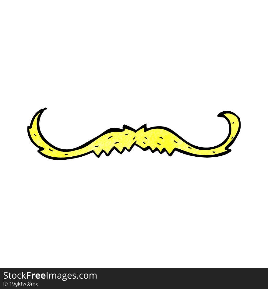 cartoon mustache