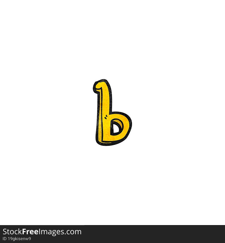 Cartoon Letter B