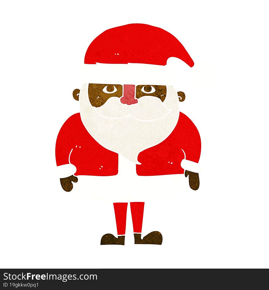 Cartoon Happy Santa Claus