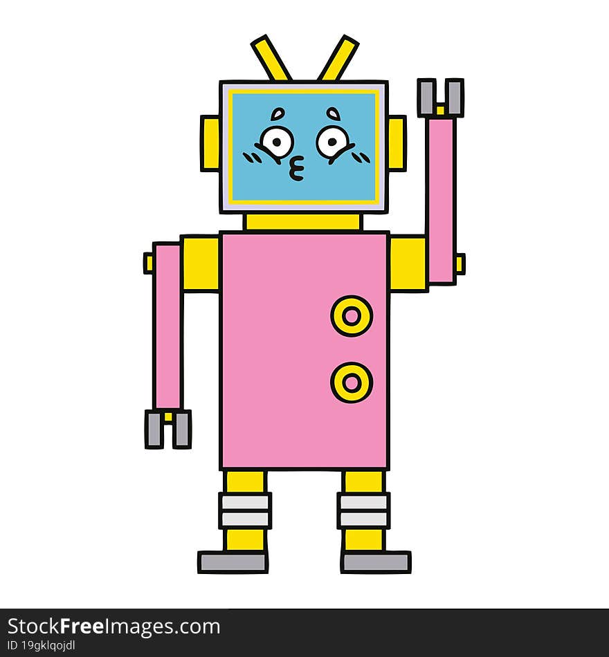 Cute Cartoon Robot