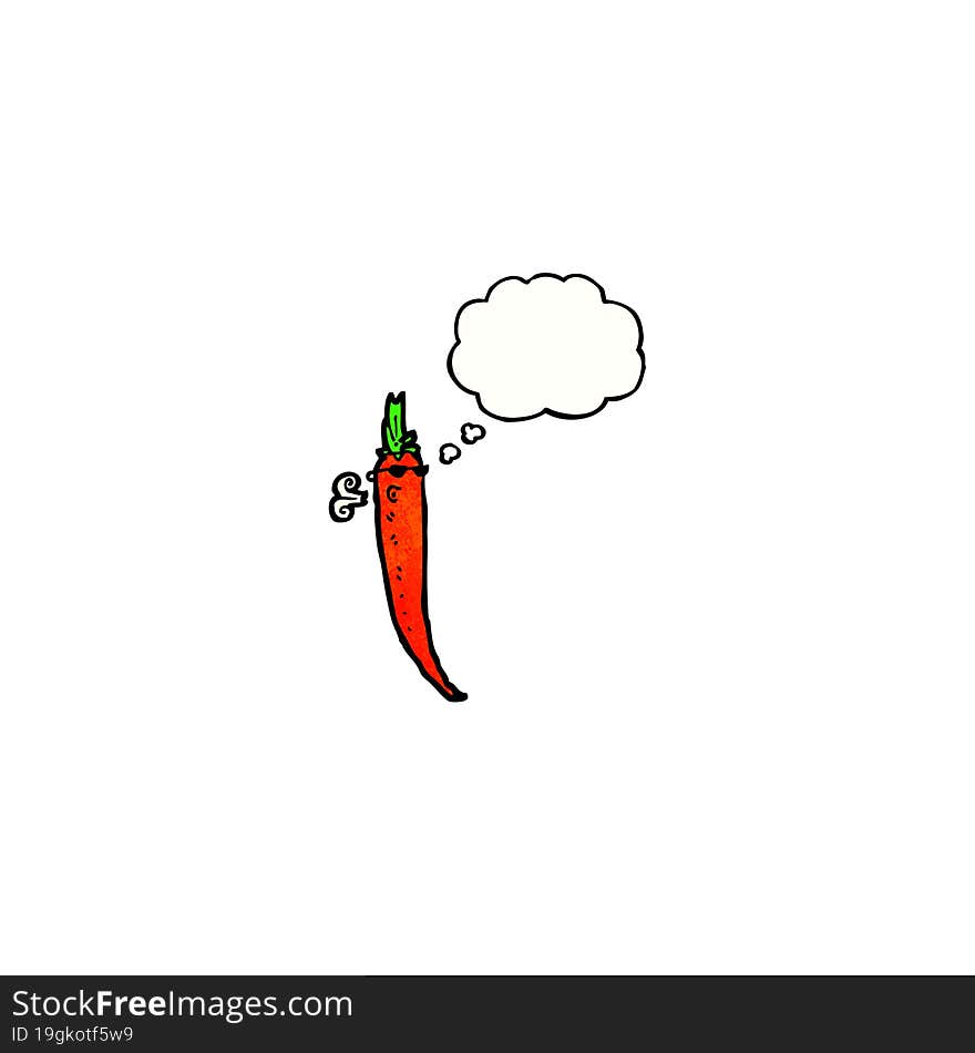 cartoon chili pepper