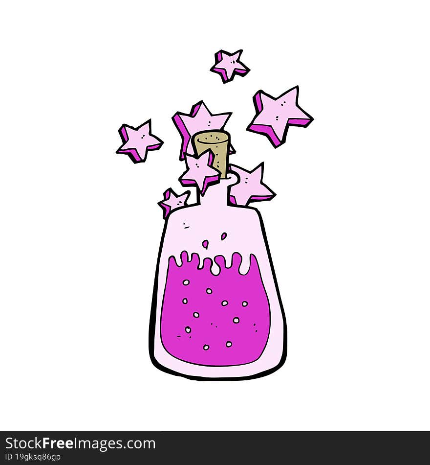 Cartoon Magic Potion