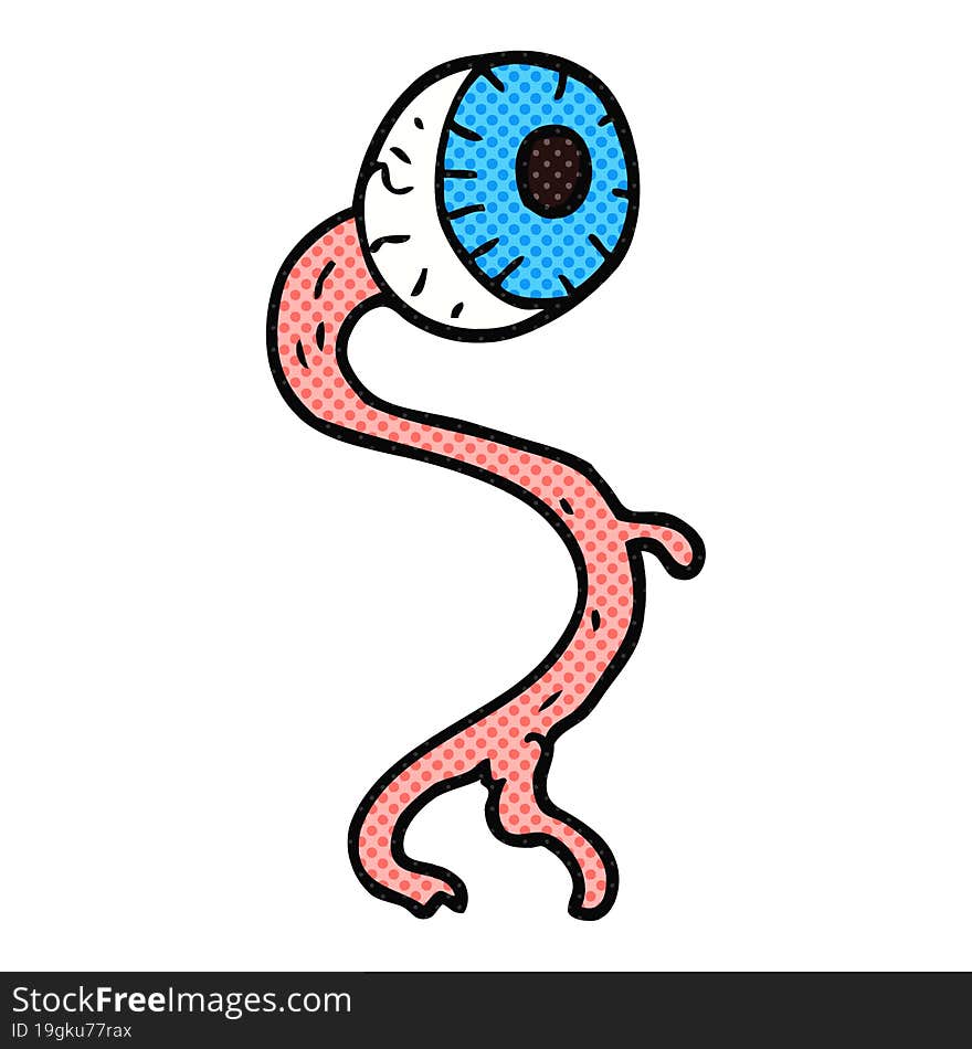 gross cartoon eyeball