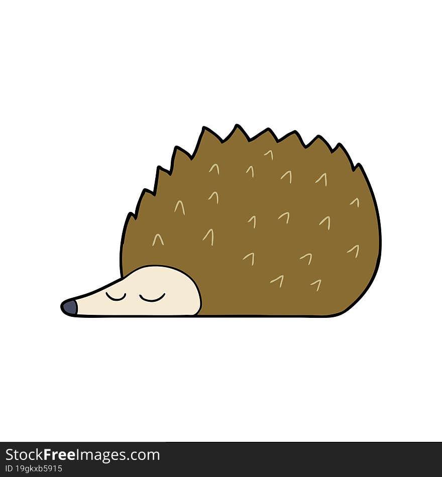 cartoon hedgehog. cartoon hedgehog