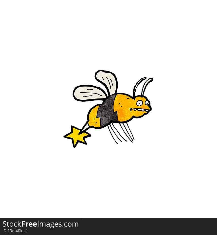 cartoon wasp