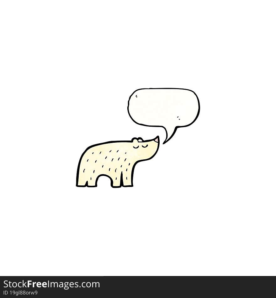 cute polar bear cartoon