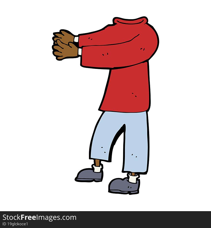 cartoon headless body (mix and match cartoons or add own photo