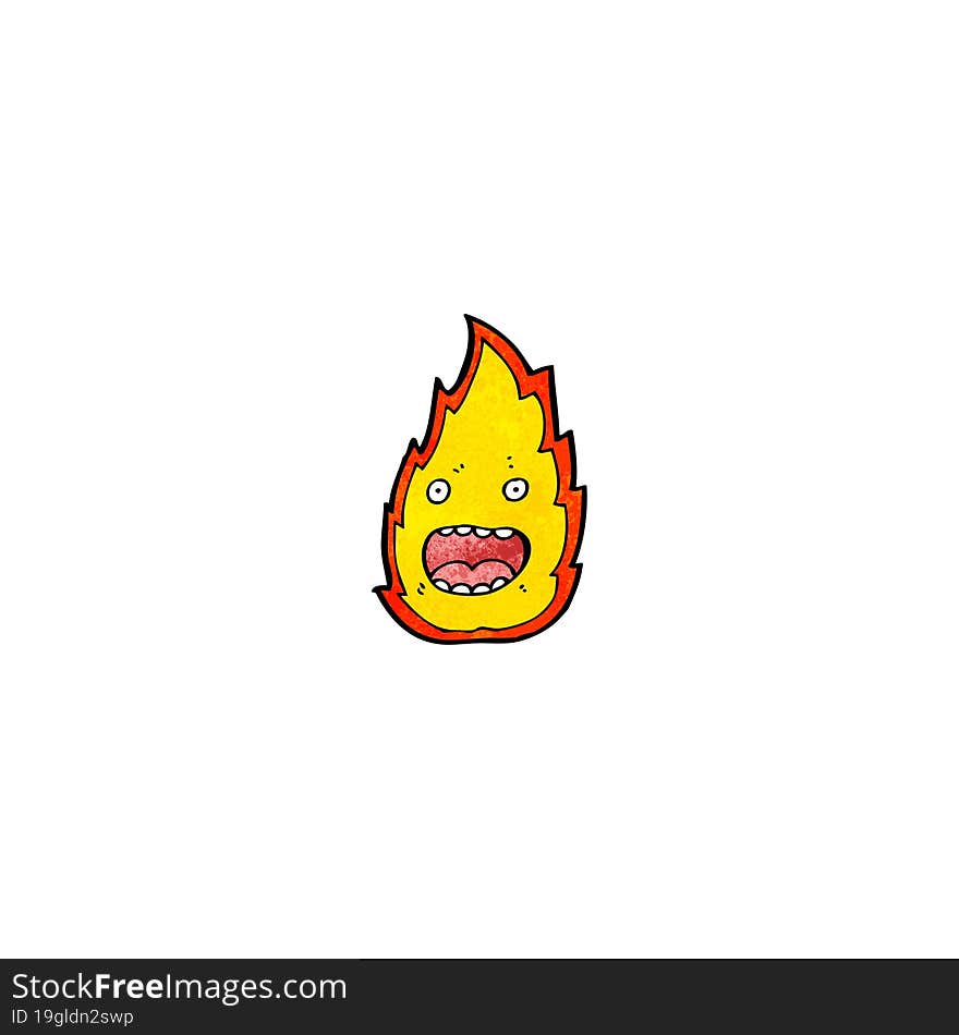 cartoon fire