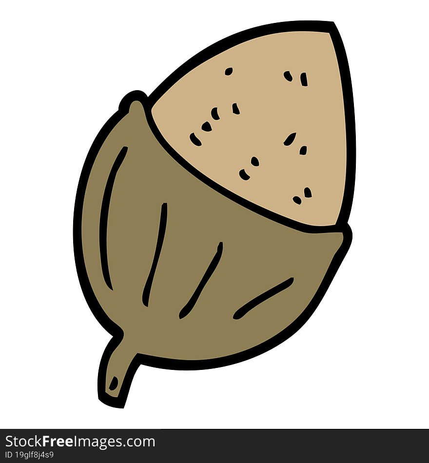 cartoon acorn