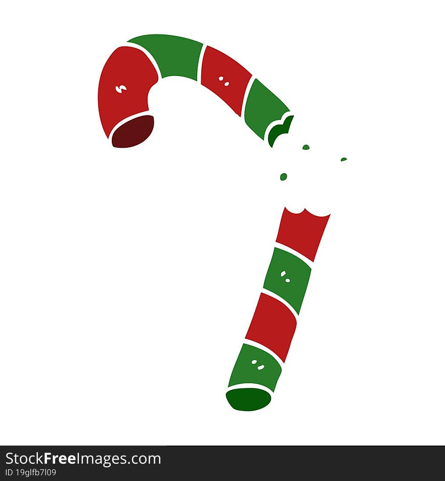 cartoon doodle xmas candy cane