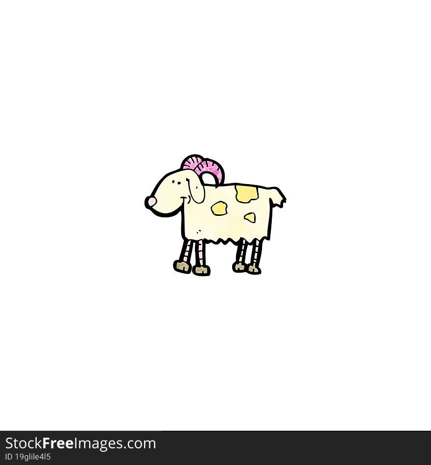 cartoon goat