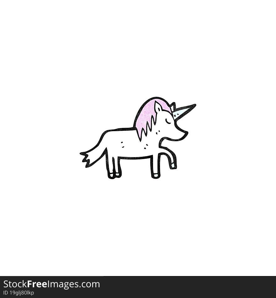 cartoon unicorn