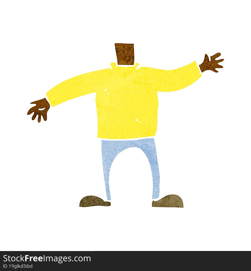 Cartoon Body Waving Arms (mix And Match Cartoons Or Add Own Photos