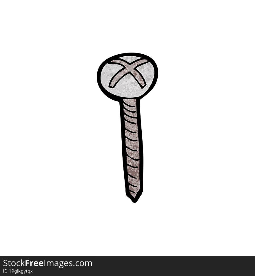 cartoon screw