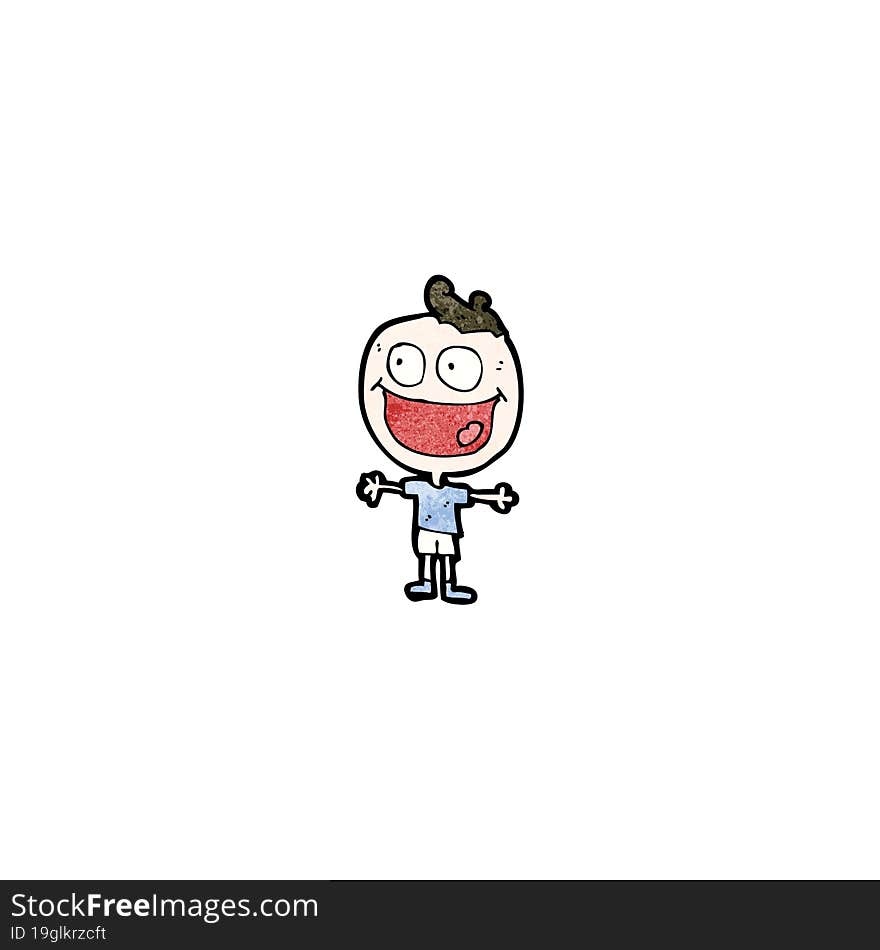 Cartoon Laughing Man