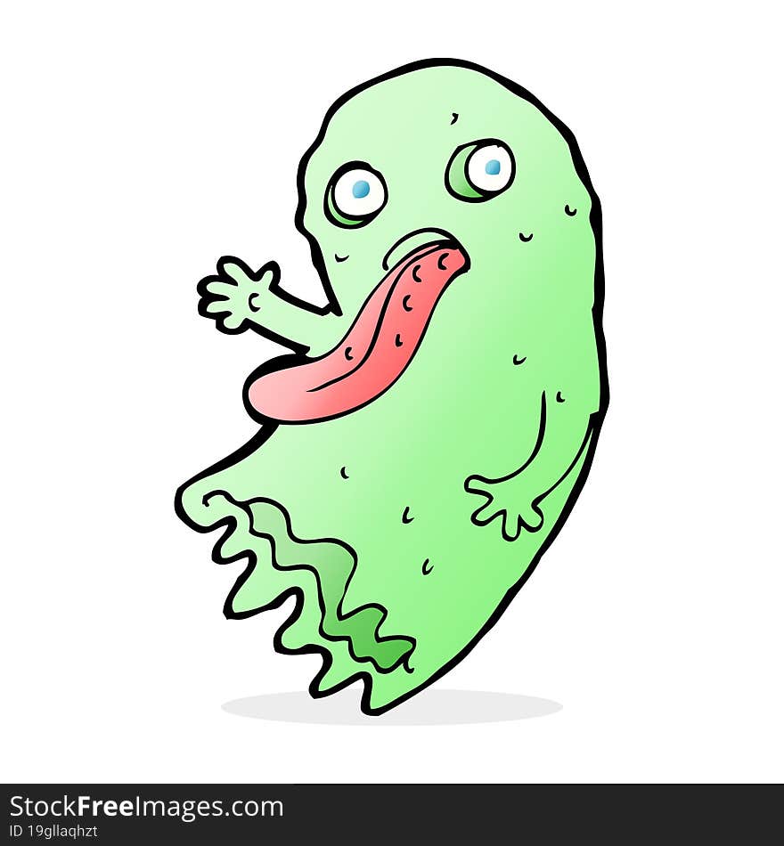 gross cartoon ghost