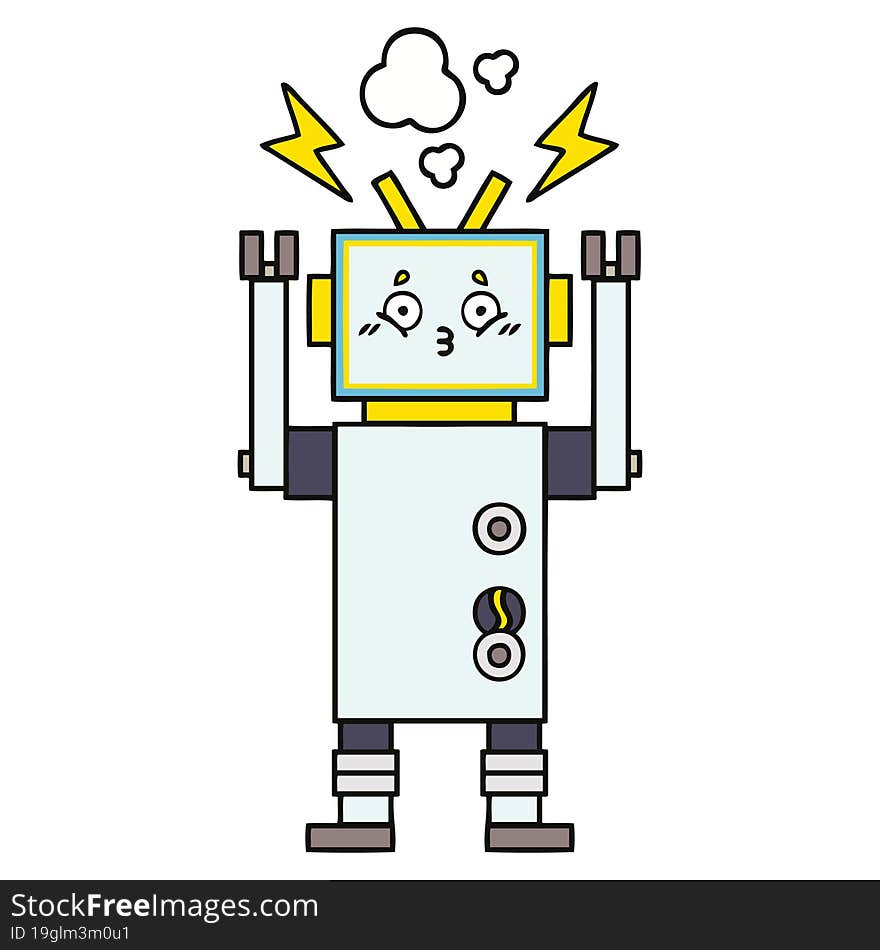 Cute Cartoon Robot