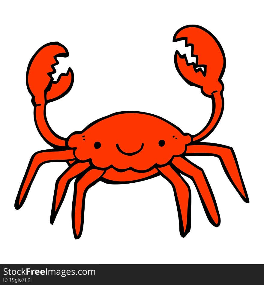 cartoon crab