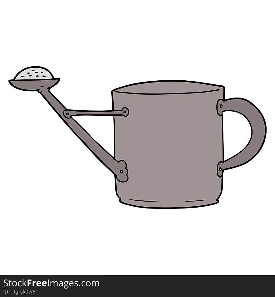 cartoon watering can. cartoon watering can