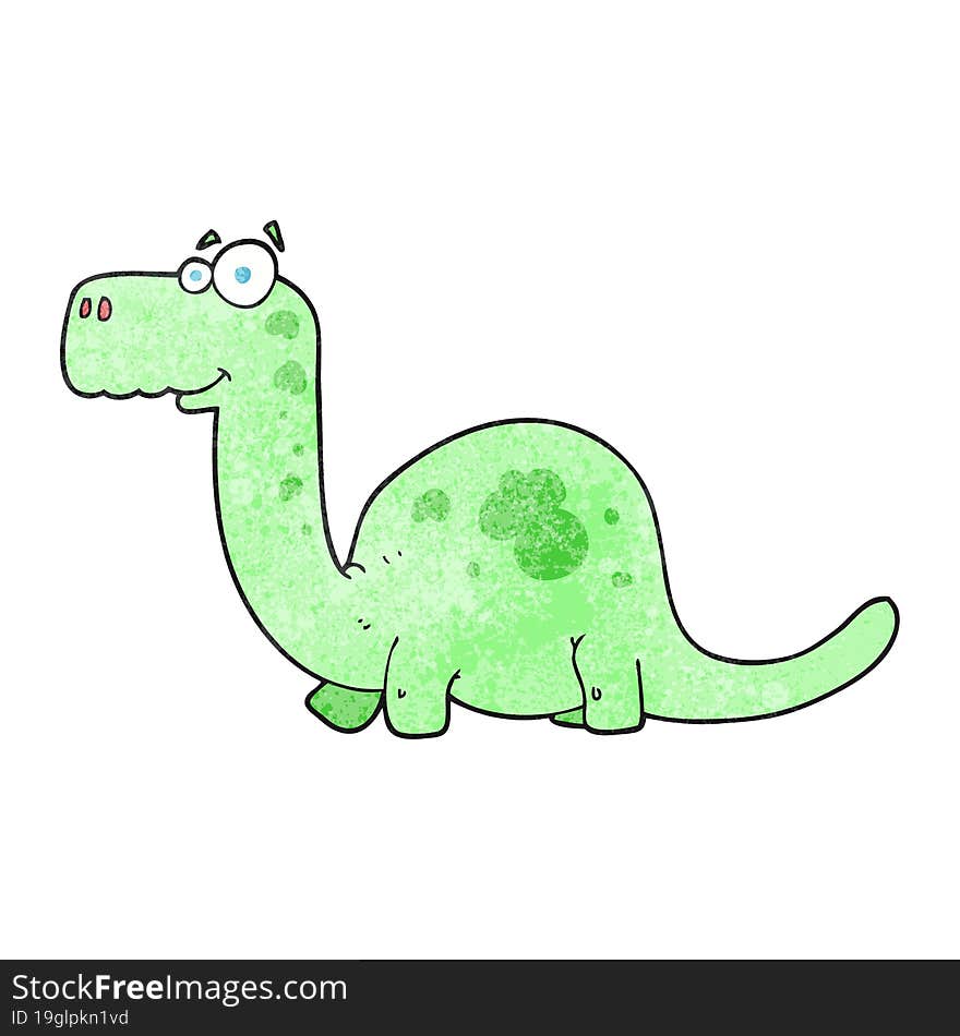 textured cartoon dinosaur