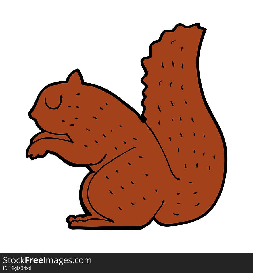 cartoon squirrel