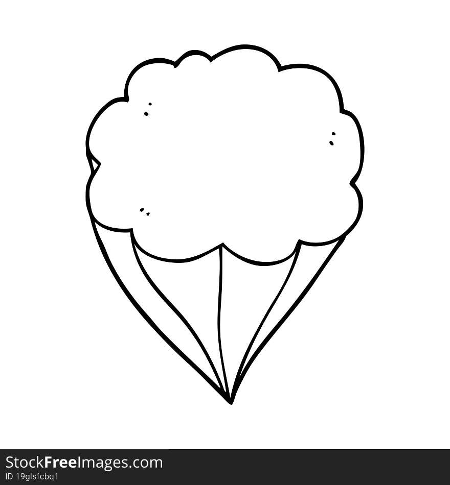 cartoon cloud symbol