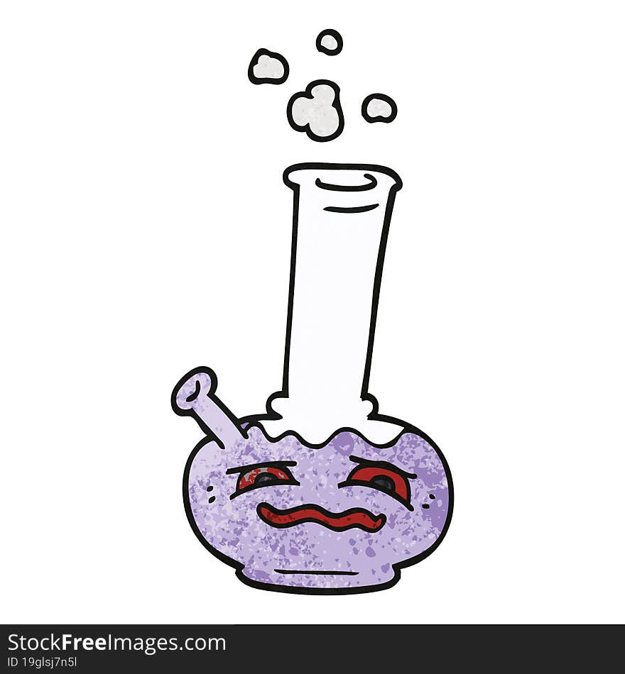 cartoon doodle bong