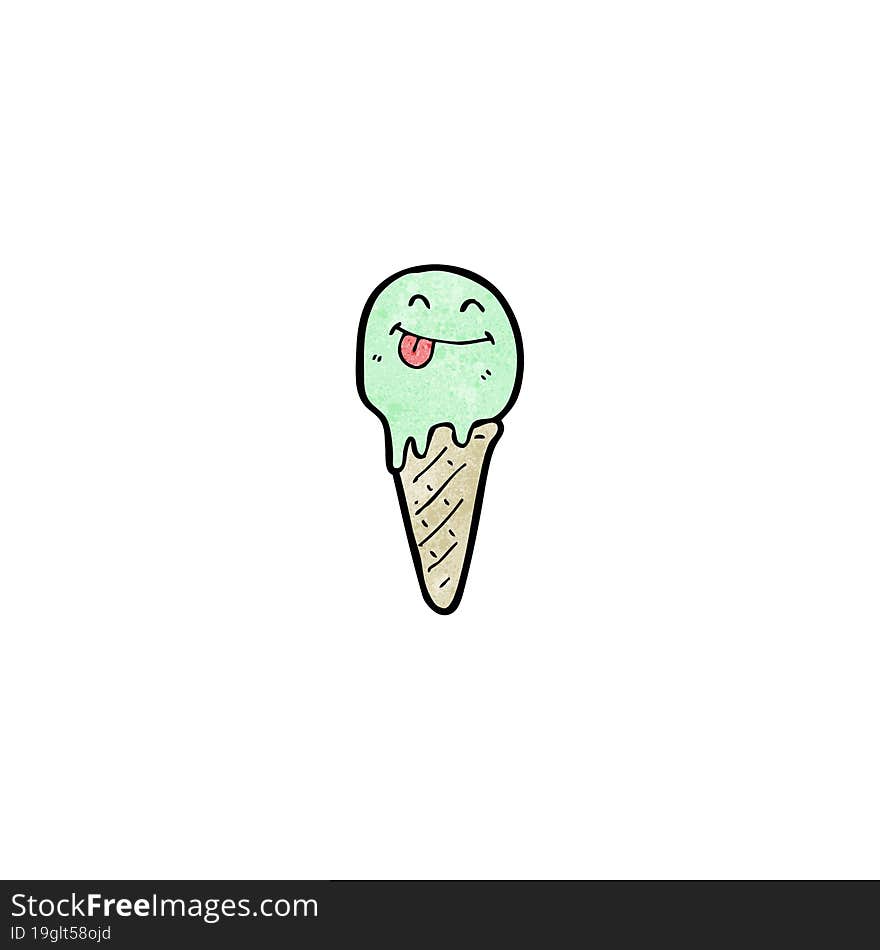 cartoon ice cream