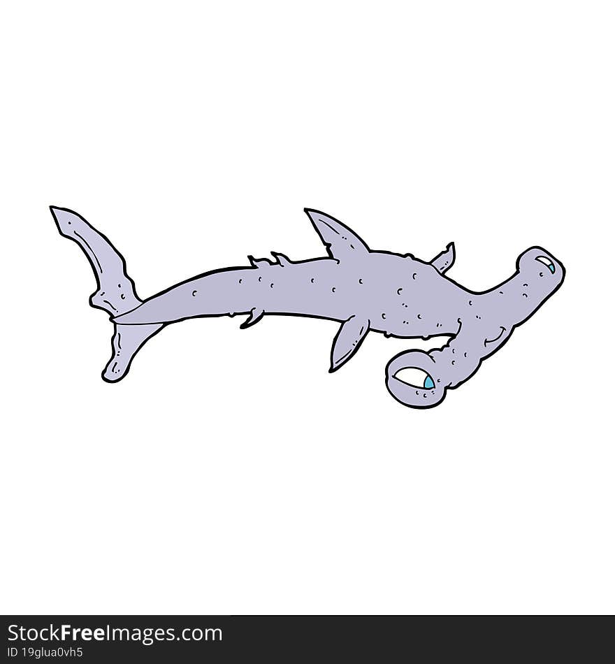 cartoon hammerhead shark