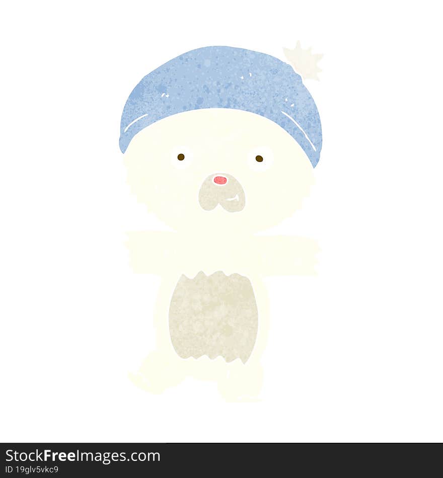 Cartoon Cute Polar Bear